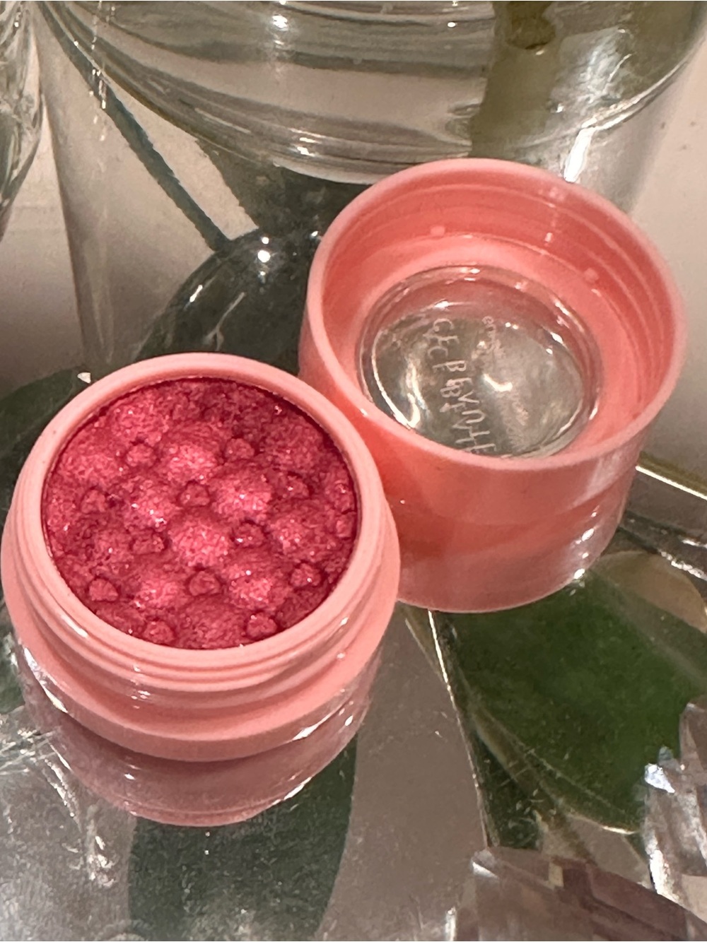 Ace Beaute Huckleberry Glimmer Shadow Sparkly Plum Purple / Pink Eye Shadow NIB